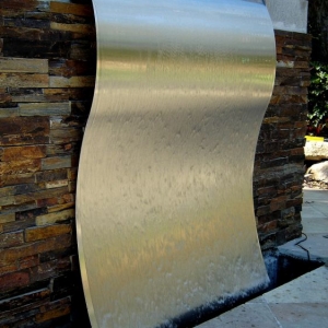 Frameless Stainless Steel Wave 3