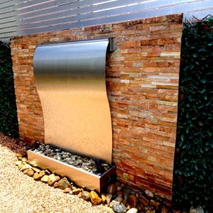 Frameless Stainless Steel Wave 8