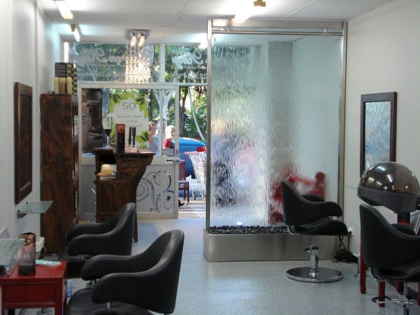 Hair on King Salon Semi Frameless Glass