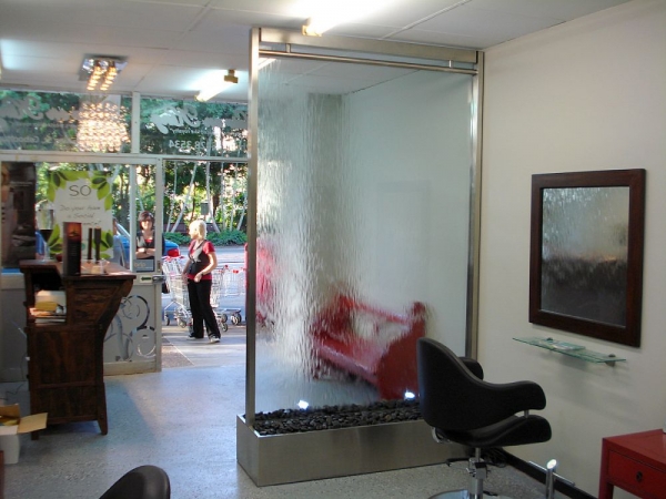 Hair on King Salon Semi Frameless Glass