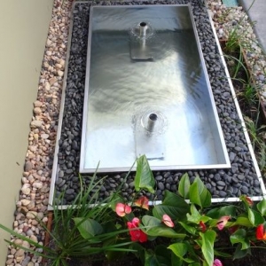 Rippled Waters 7 Stainless Steel