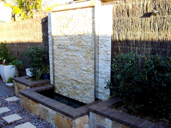 Stacked Stone Water Feature 4