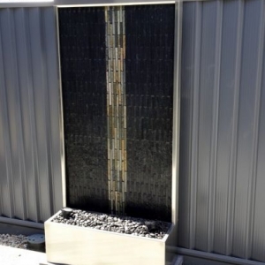 Stacked Stone Water Feature Vertical