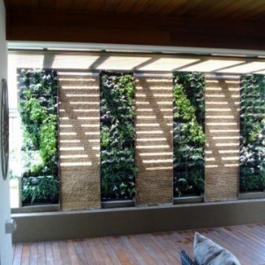 Stacked Stone Vertical Garden