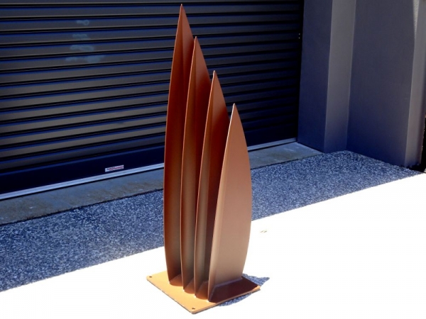 Leaf Sculpture Corten