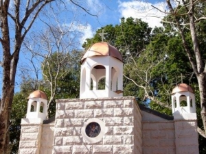 Copper Domes and Stainless Steel Crosses
