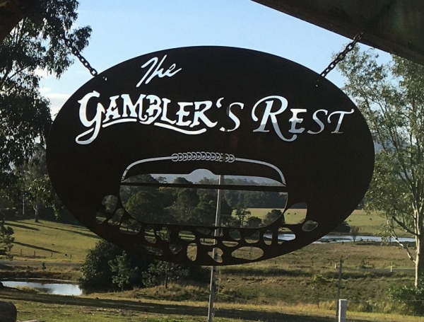 Gamblers Rest Signage