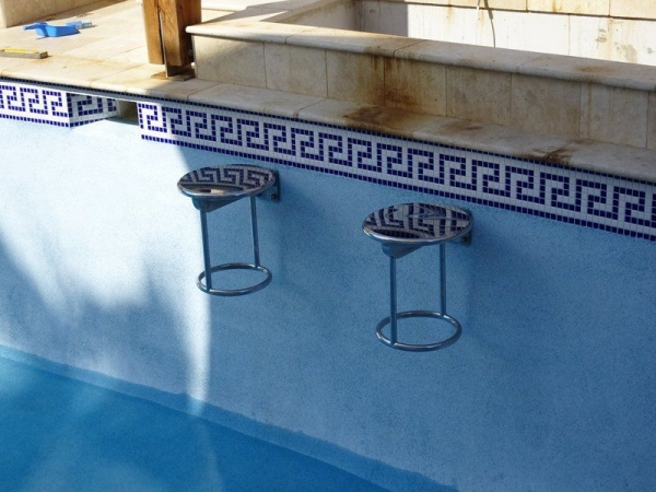 Stainless Steel Pool Seats