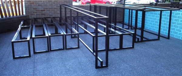 Steel Benches and Table Frames