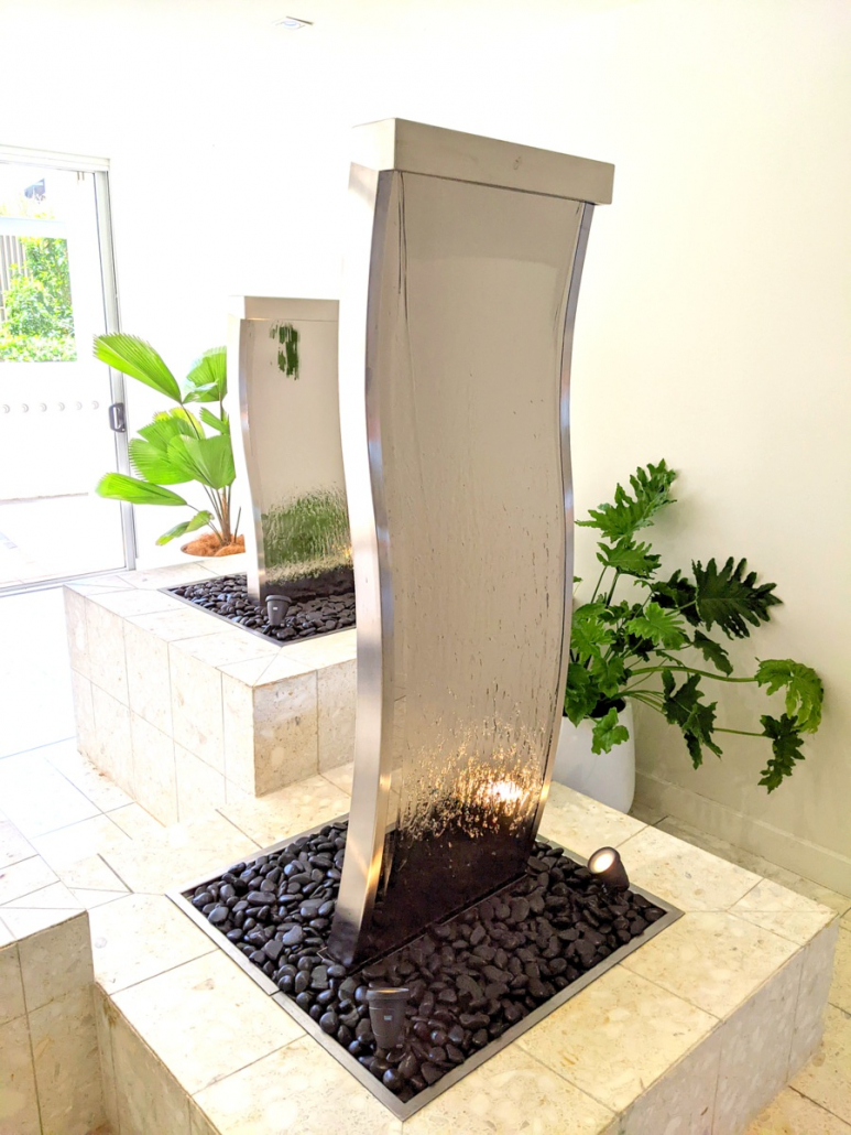 Aspect Apartments Stainless Steel Cobras | Focal Point Water Features